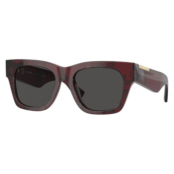 A-3. Burberry Sunglasses Check Red Dark Grey 0BE4424 - Picture 1 of 1